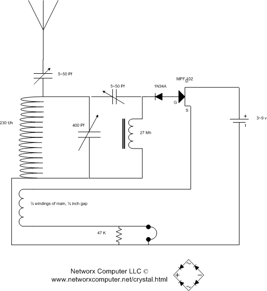 MPF 102 with Diode